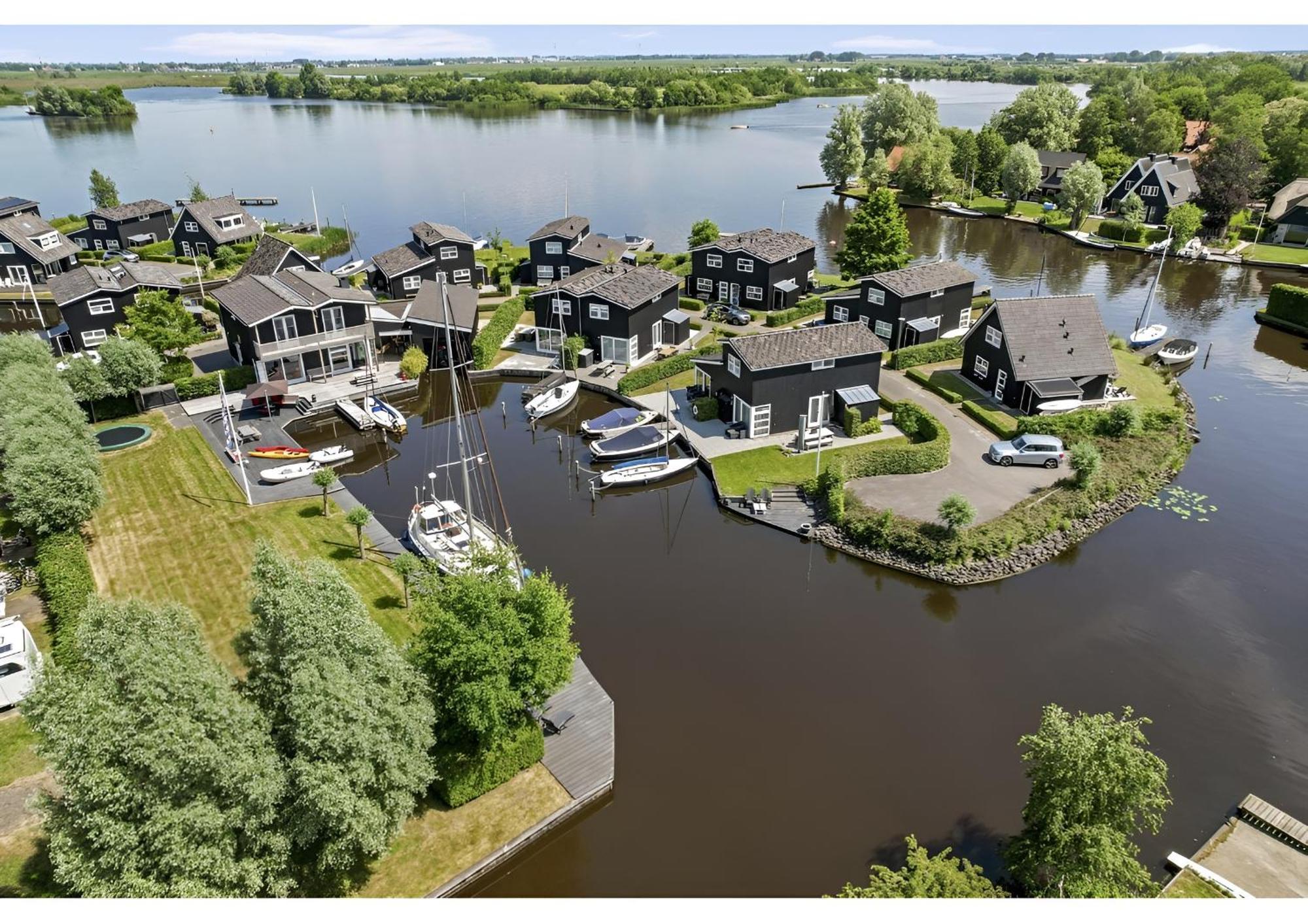 Waterpark Oan 'E Poel Bij Sneekermeer Terherne Exteriér fotografie