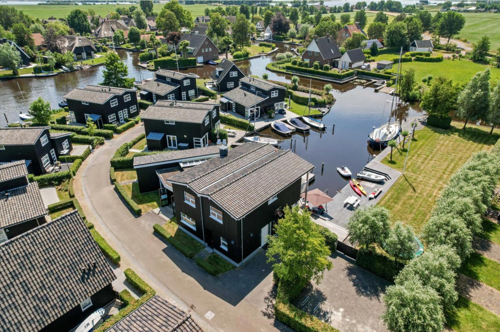 Waterpark Oan 'E Poel Bij Sneekermeer Terherne Exteriér fotografie